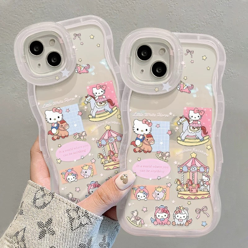 Transparent Kitty Phone Case