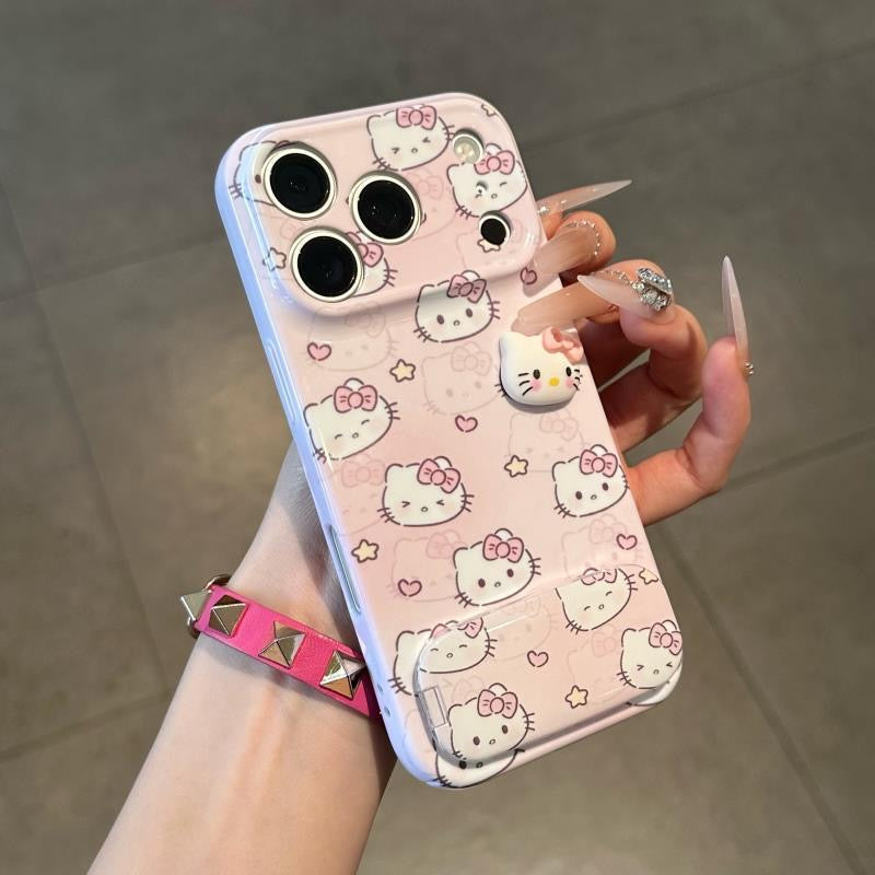 Hello Kitty Phone Case with Mirror and Stand – Style 2