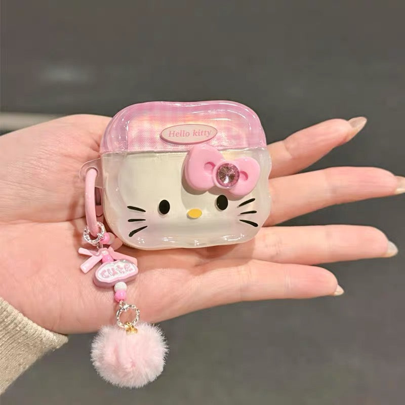 Pink Kitty AirPods case