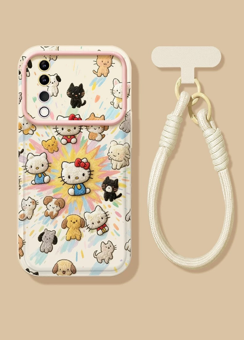Kitty Pet Flip Mirror Phone Case