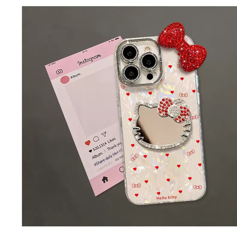 Kitty Cat Mirror Bracelet Phone Case