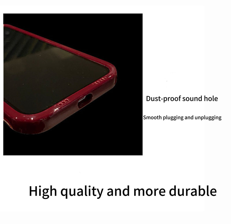 Android compatible Full Screen Line Kitty Flip Phone Case with Mirror and Stand