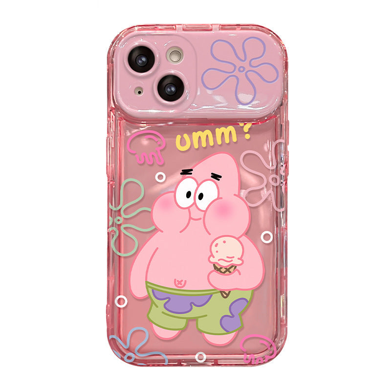 SpongeBob Patrick Star flip mirror phone case