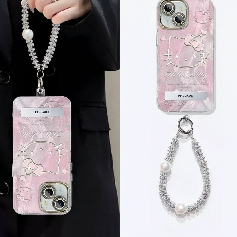 Kitty pink phone case