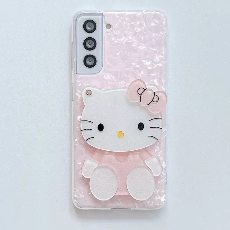 Compatible with Samsung Kitty Mirror Phone Case