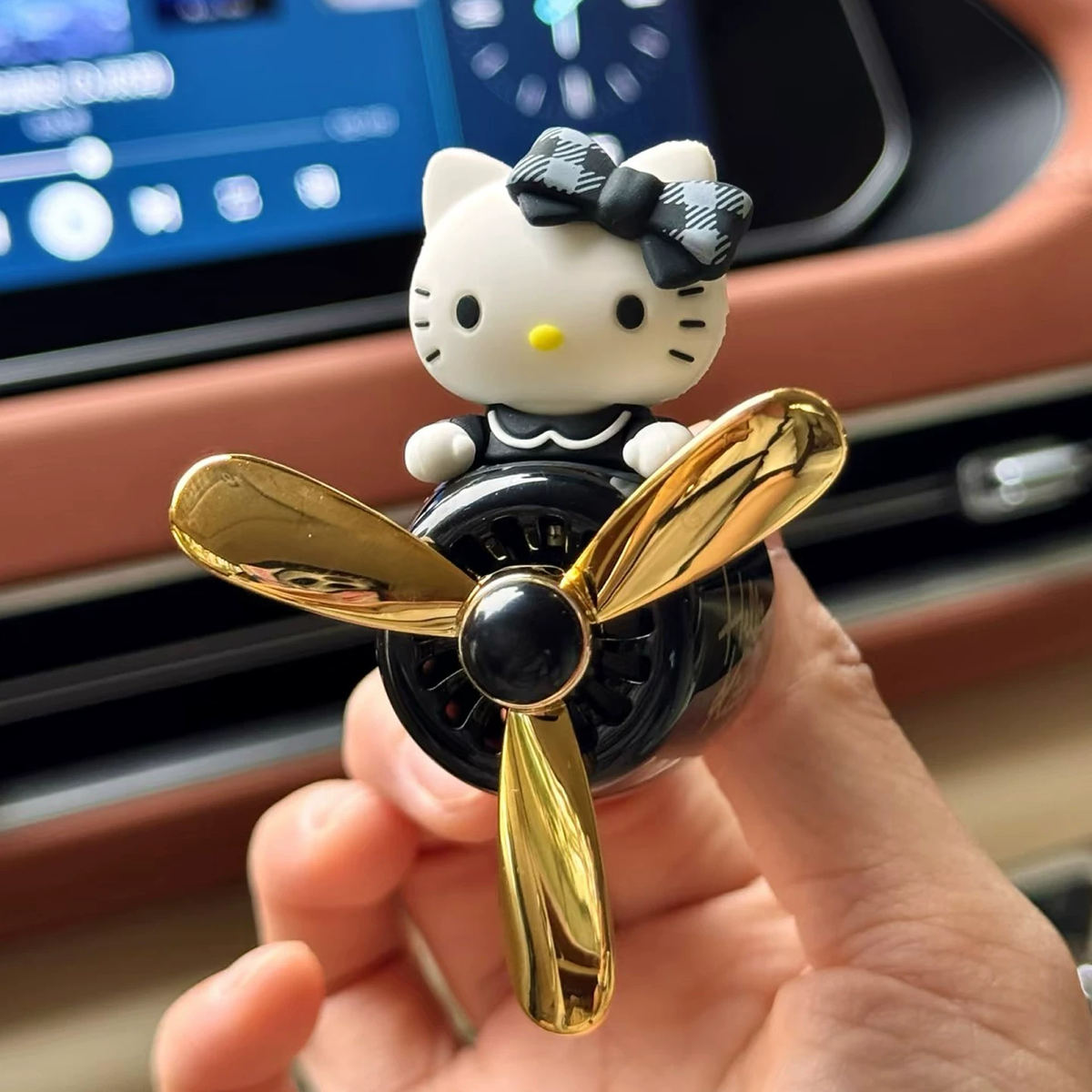Hello Kitty Airplane-Style Car Air Vent Fragrance Diffuser