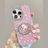 Pink Cupid Kitty Magnetic Holder Phone Case