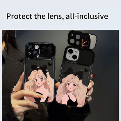 Premium Black Bow Girls Phone Case