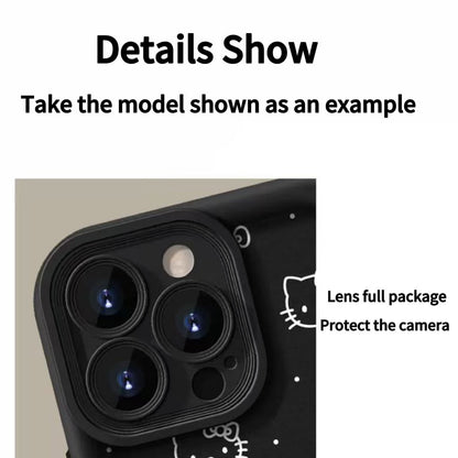 Android compatible Kitty Phone Case with Rotating Mirror and Stand