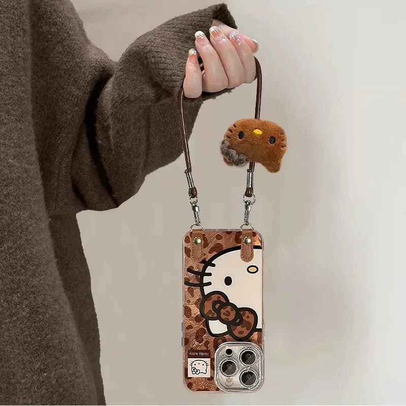 Leopard Kitty mobile phone case