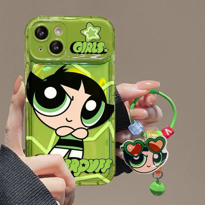 The Powerpuff Girls Flip-Mirror Phone Case