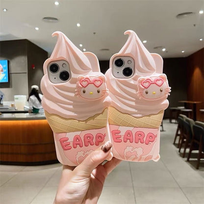 Ice Cream Kitty iPhone Case