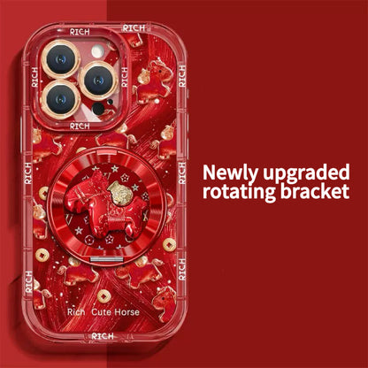 Gold Coin Pony 360 Rotating Stand Phone Case