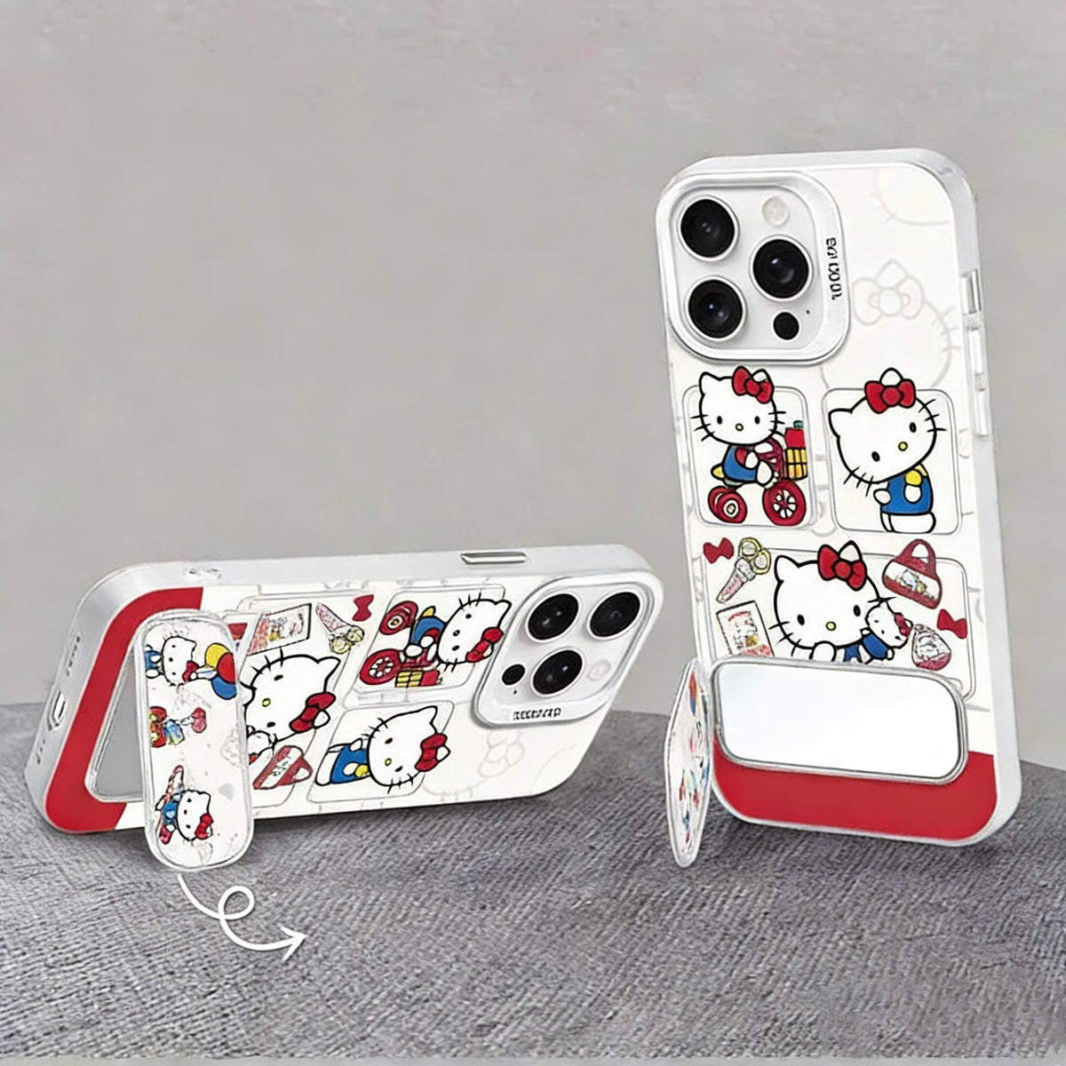 Kitty Mirror Stand Phone Case
