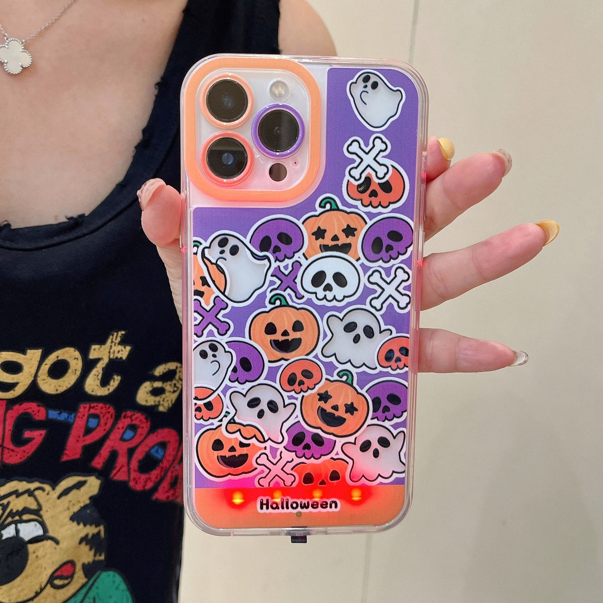 Halloween Pumpkin Glow Phone Case