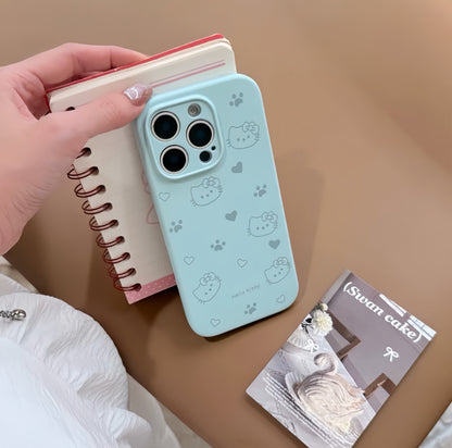 Liquid silicone Kitty phone case