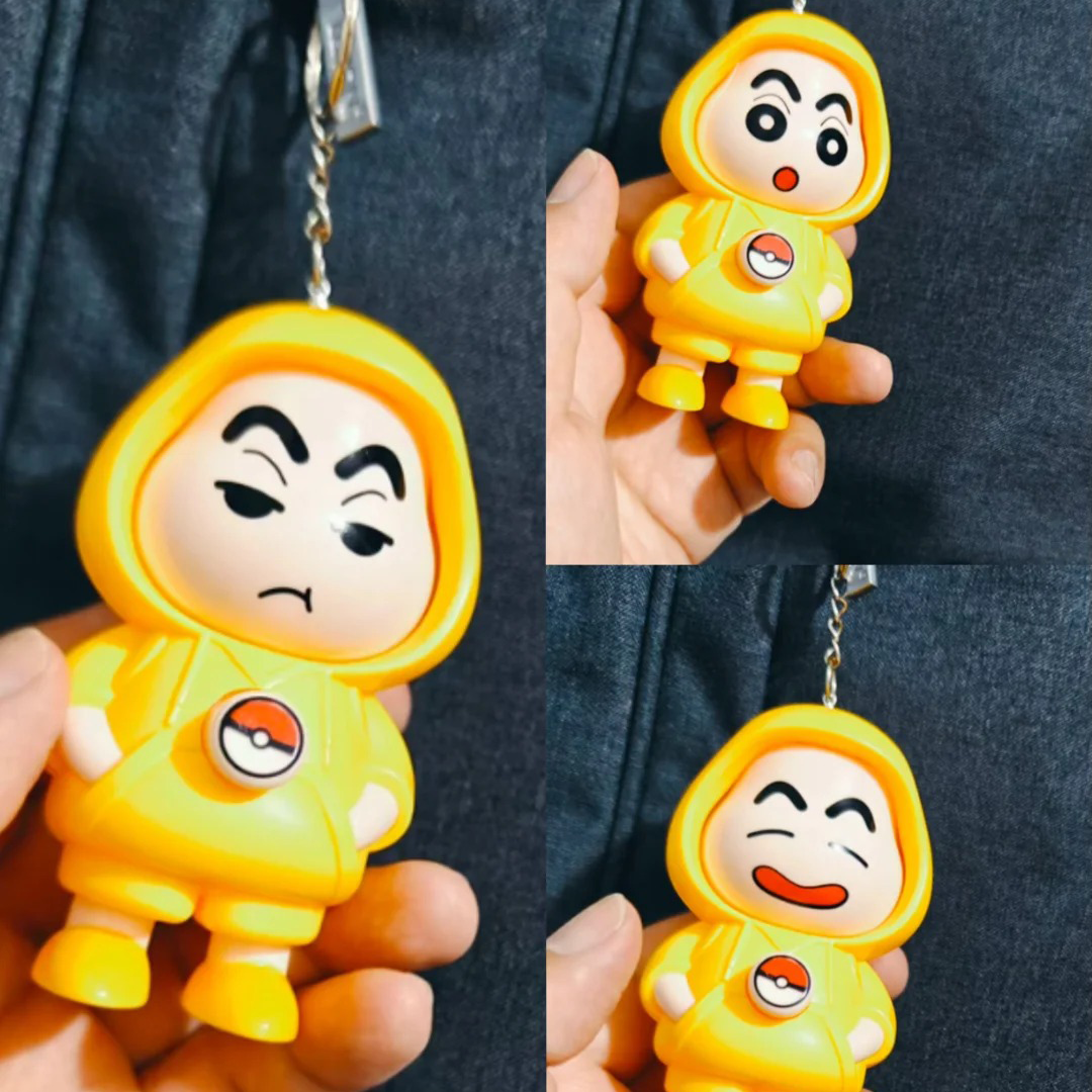 Crayon Shin-chan face-changing pendant