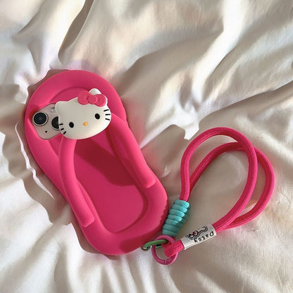 Kitten Flip Flops Phone Case