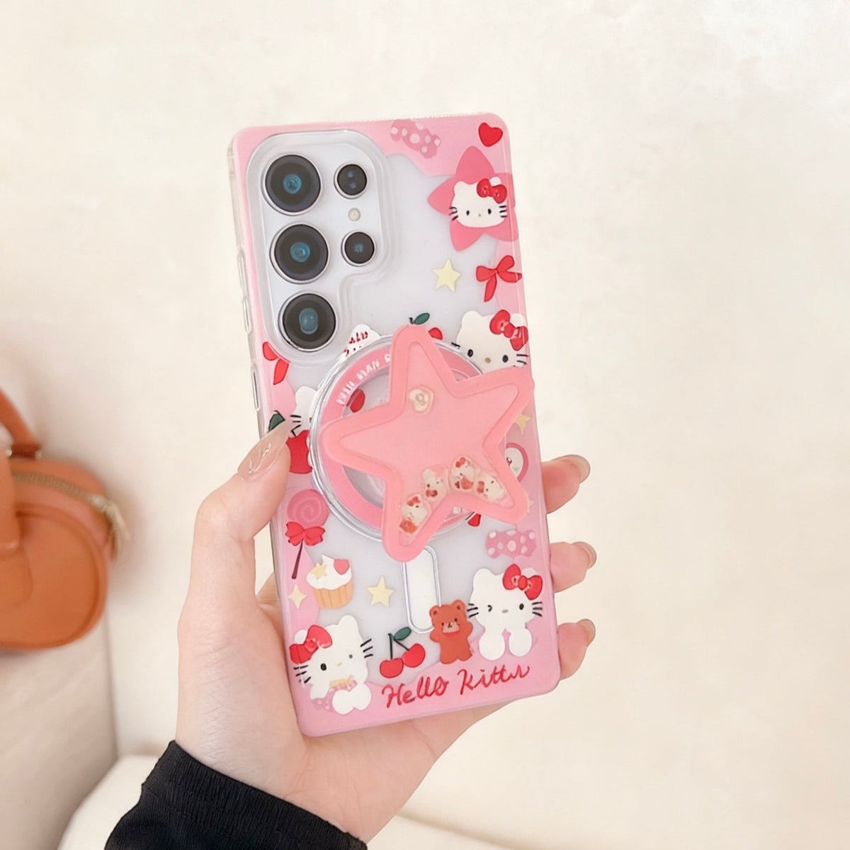 Android compatible Magnetic Bracket Phone Case