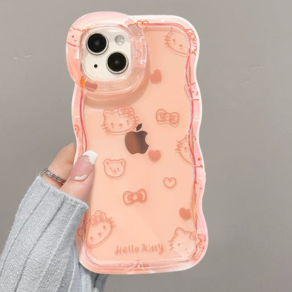 Invisible dual-stand Kitty cat phone case – Style 2