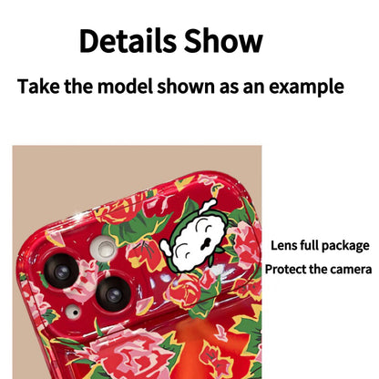 Cute Shin-chan flip phone case