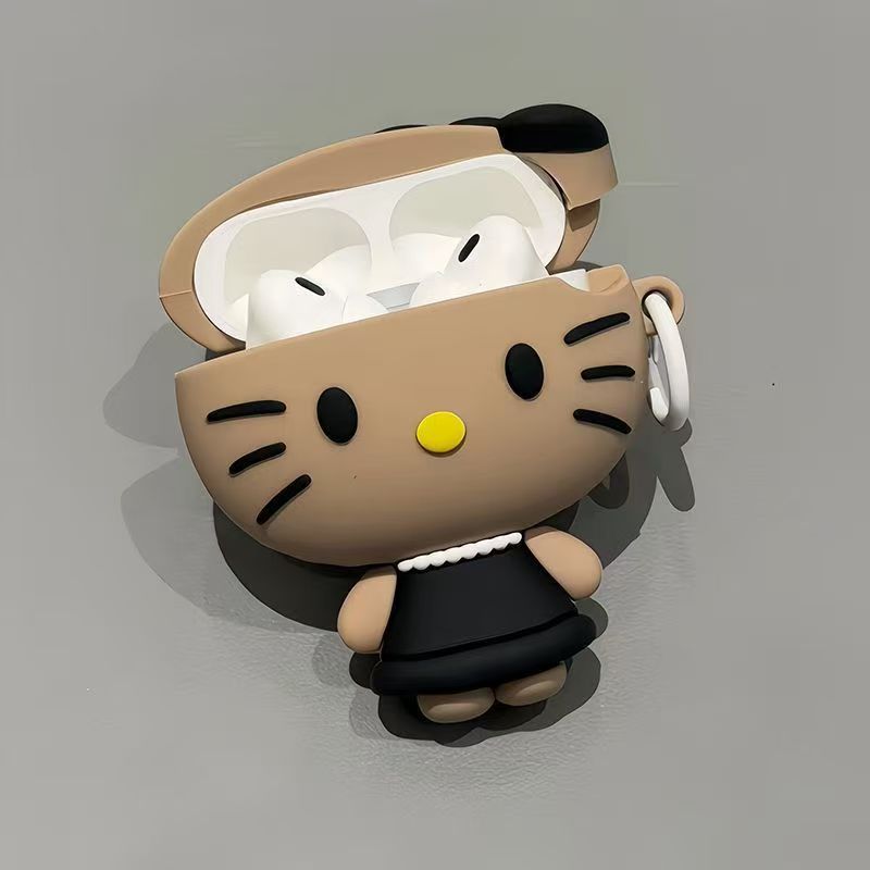 Chanel-style KT earphone protective case