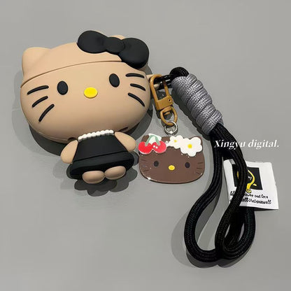 Chanel-style KT earphone protective case