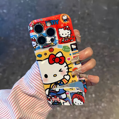Cute cake-shaped KT stand phone case