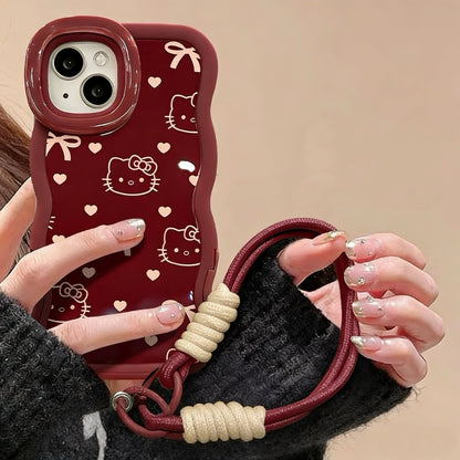 Cute Kitty Cat Invisible Dual Stand Phone Case