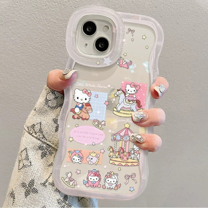 Transparent Kitty Phone Case
