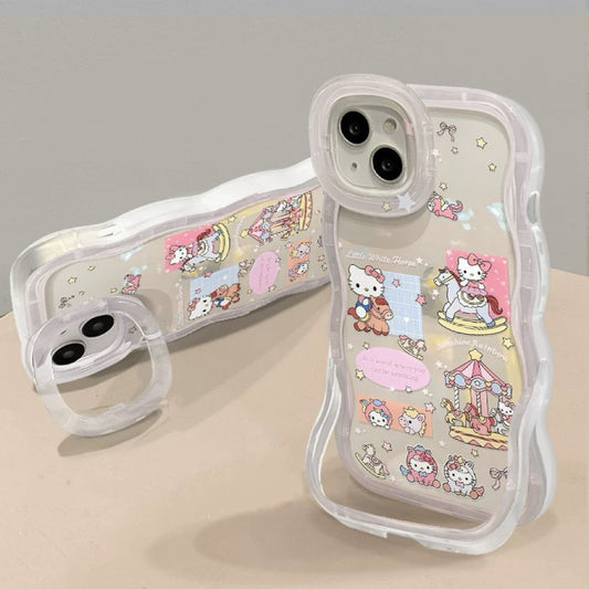 Transparent Kitty Phone Case