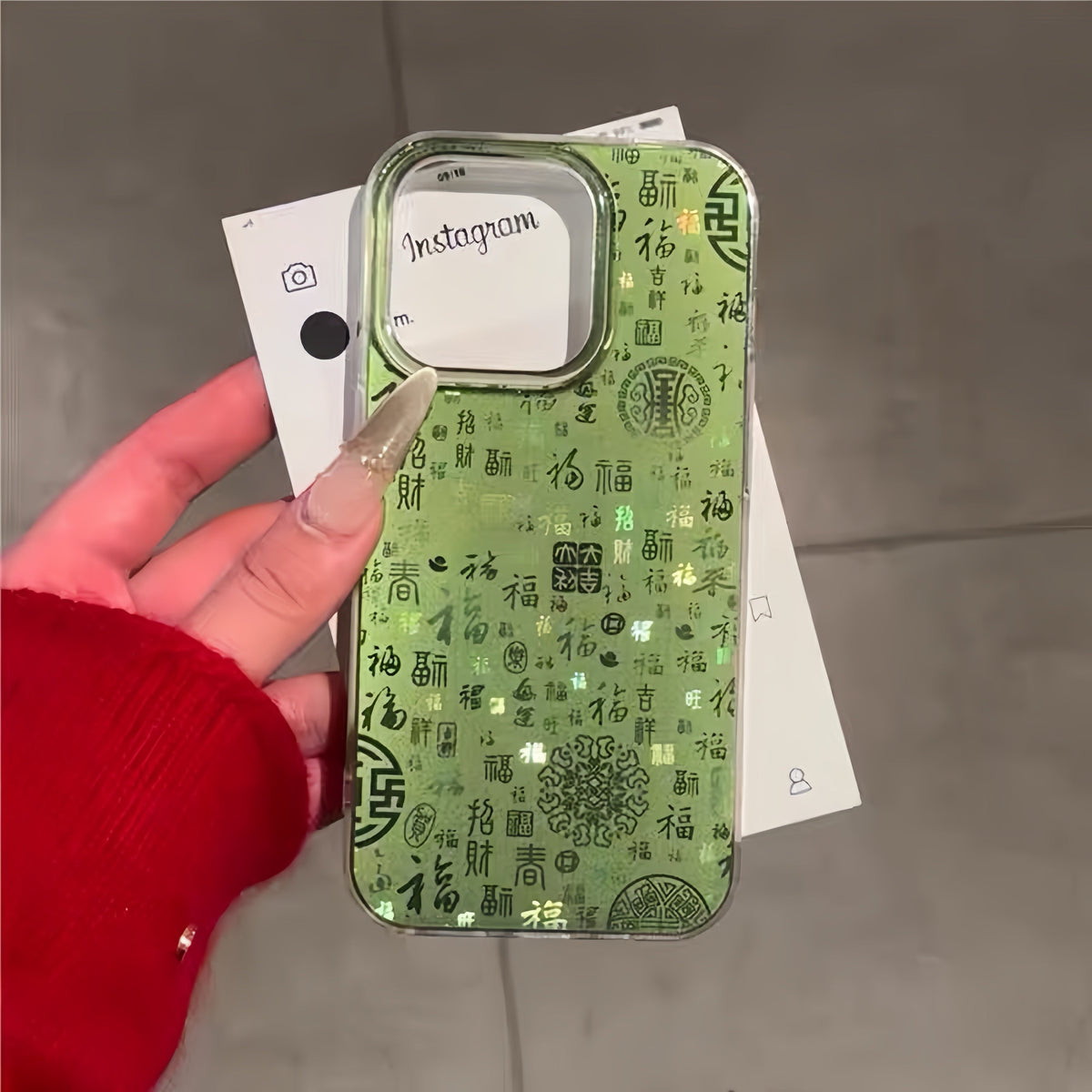 Golden Hundred Blessings Phone Case