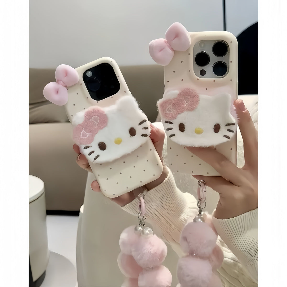 Plush KT phone case