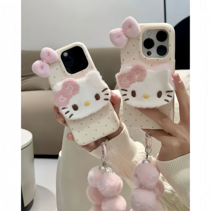 Plush KT phone case