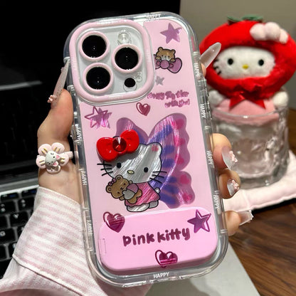 Butterfly Wings KT Mirror Stand Phone Case