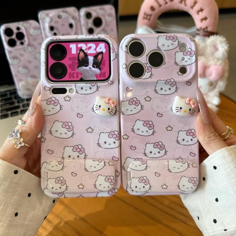 Hello Kitty Phone Case with Mirror and Stand – Style 2