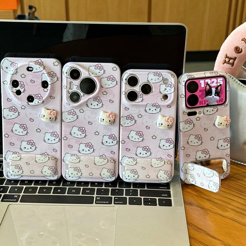 Hello Kitty Phone Case with Mirror and Stand – Style 2