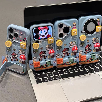 Mario Mirror Stand Phone Case – Style 2