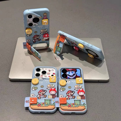 Mario Mirror Stand Phone Case – Style 2
