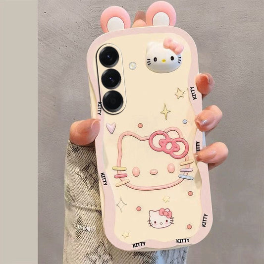 Compatible with Samsung cute kitty phone case