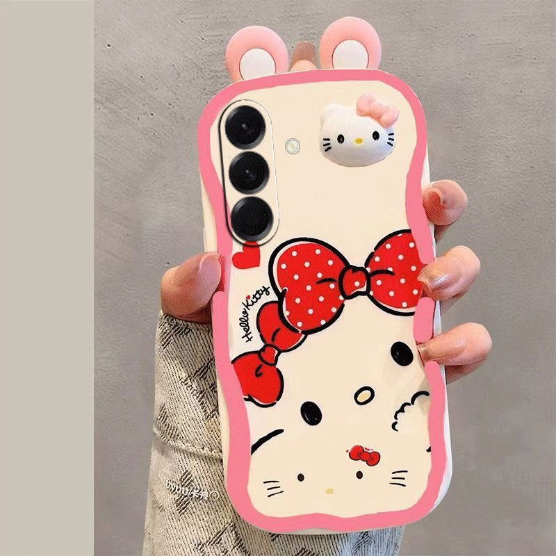 Compatible with Samsung cute kitty phone case