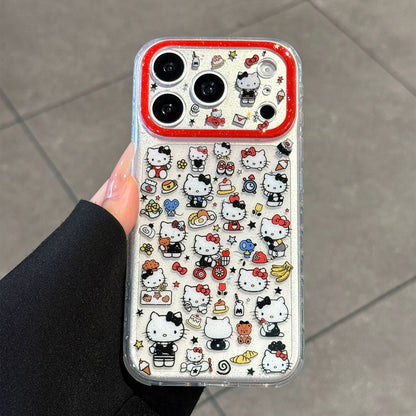 Creative Glitter Star Cat Phone Case