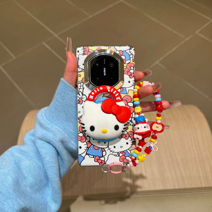 Android compatible Full-screen Hello Kitty magnetic kickstand case
