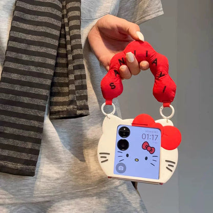 Android compatible 3D Hello Kitty Handheld Phone Case
