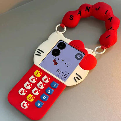 Android compatible 3D Hello Kitty Handheld Phone Case