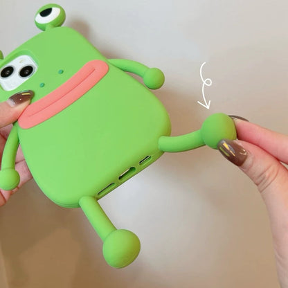 Sausage-lipped frog phone case