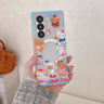 Compatible with Samsung Magnetic Foldable Hello Kitty Kickstand Phone Case
