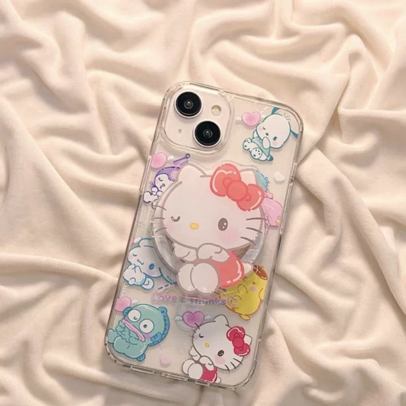 Compatible with Samsung  Sanrio Magnetic Stand Phone Case