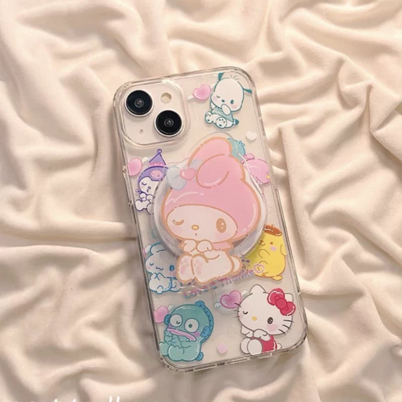 Compatible with Samsung  Sanrio Magnetic Stand Phone Case