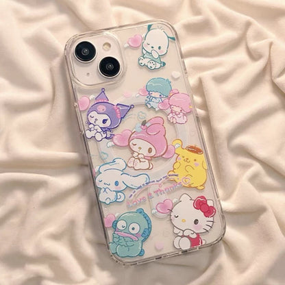 Compatible with Samsung  Sanrio Magnetic Stand Phone Case